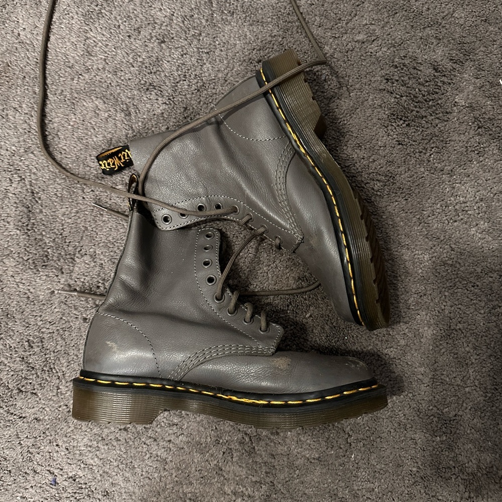 Gray Doc Marten Boot Pascal US 6 women
